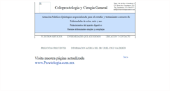 Desktop Screenshot of coloproctologia-mexico.com